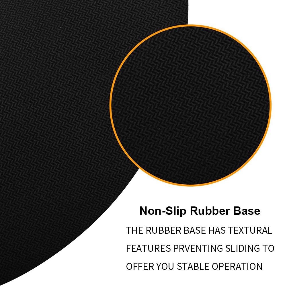 HONESTY Smooth Microfiber Memory Foam Mouse Wrist Pad - Ergonomic Wrist Rest Support for Pain Relief, Comfortable Typing & Gaming (2-Pack, Black) - Perfect for Office, Home & Gaming Setup