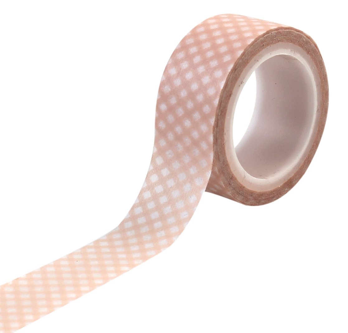 Carta Bella Paper Company Decorative Tape - Gingham Pattern Washi Tape for Scrapbooking, Journaling, DIY Crafts & Gift Wrapping