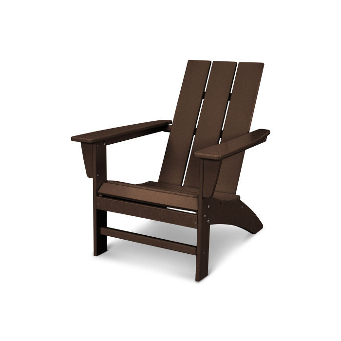 POLYWOOD Modern Adirondack Chair - Durable Outdoor Furniture, All-Weather Resin, Comfortable Patio Seating for Garden, Poolside & Backyard Relaxation