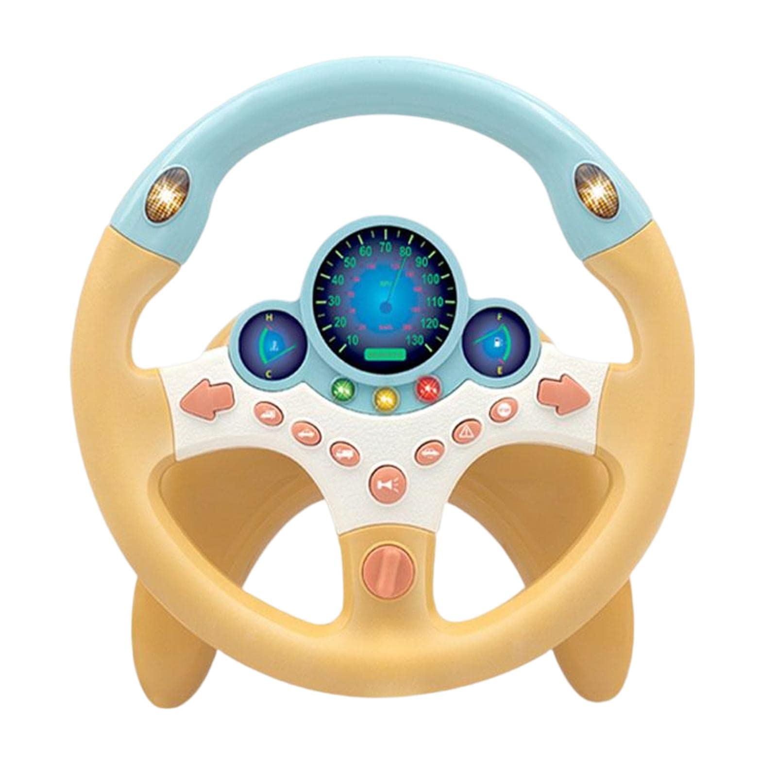 Interactive Electric Simulation Steering Wheel Toy for Babies - Fun Learning & Music Play - Perfect for Car Playtime & Early Childhood Development