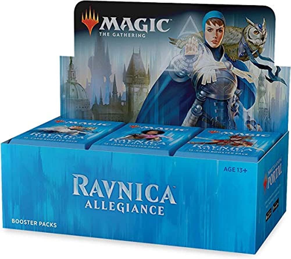 Magic: The Gathering Ravnica Allegiance Booster Box - 36 Packs (540 Cards) | MTG Trading Card Game Expansion | Perfect for Draft Tournaments & Collector's Storage