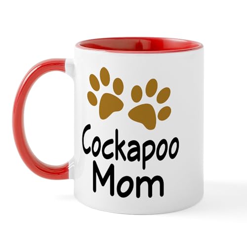 White/Red Inside - Cute Cockapoo Mom Mug