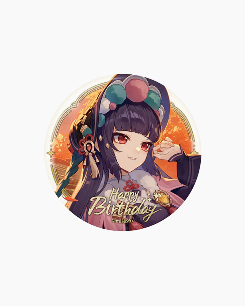 Genshin Impact 2023 Day of Destiny Character Collectible Tin Badge - Anime Game Merchandise for Fans, Cosplay & Gift Giving