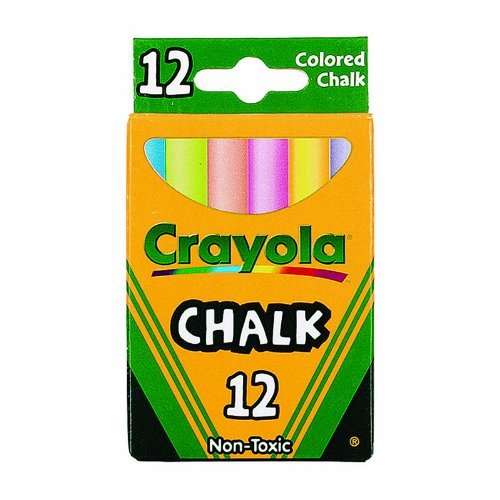 Crayola Low Dust Colored Chalk - 12 Count Pack, Non-Toxic & Vibrant Colors for Kids, Teachers & Artists - Perfect for Sidewalk Drawing, Classroom Activities & Outdoor Fun