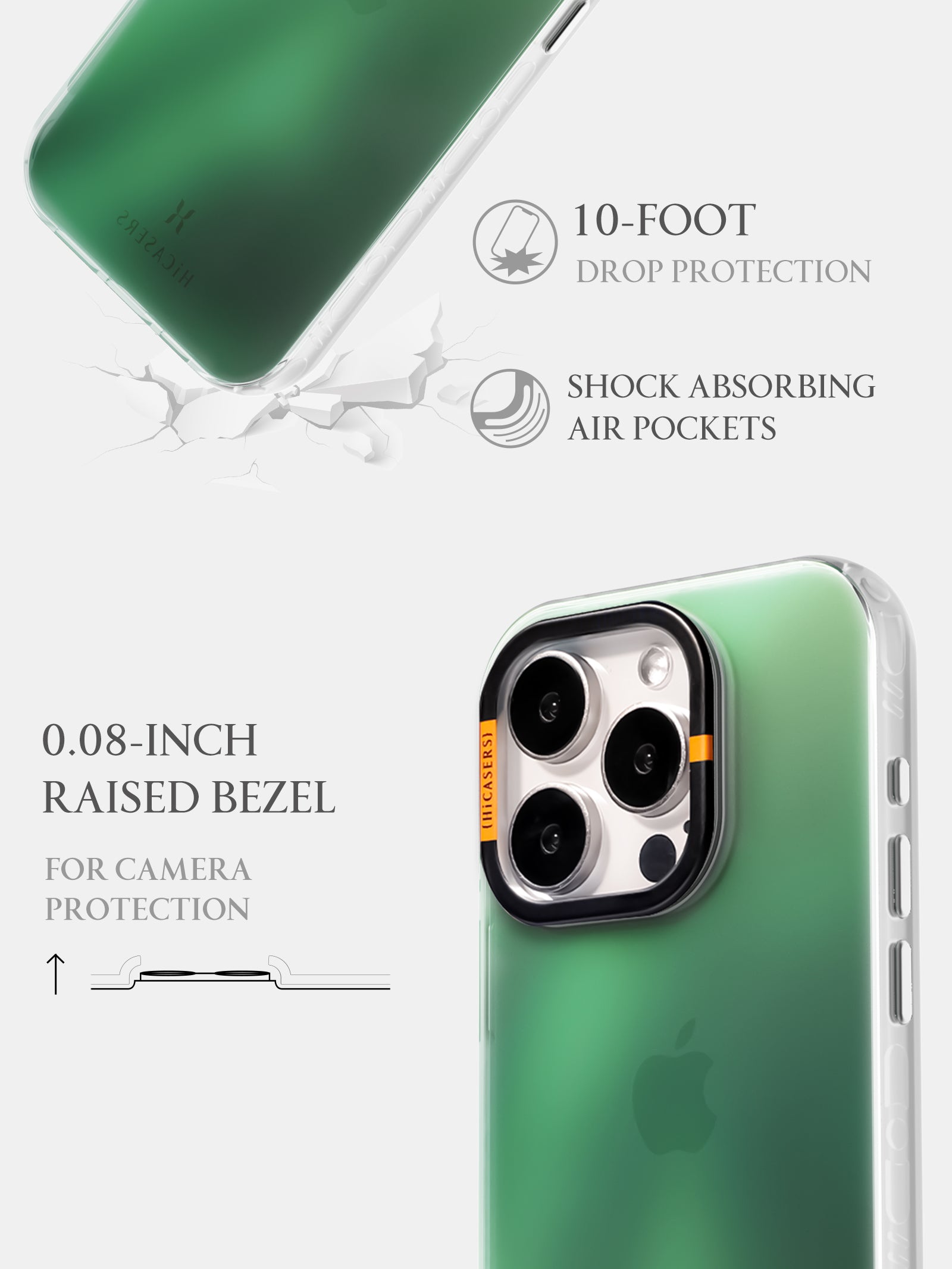 Sky Gradient Iridescent Phone Case for iPhone & Samsung - Durable Protective Cover with Shimmery Colors for Everyday Use & Special Occasions