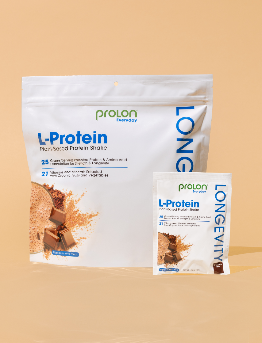 Prolon Life L Protein Powder - Premium Plant-Based Protein for Muscle Recovery & Weight Management | Ideal for Smoothies, Shakes & Post-Workout Nutrition