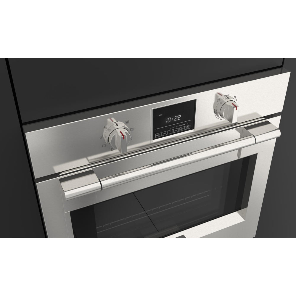Fulgor Milano 30 Inch Stainless Steel Built-In Single Electric Wall Oven - F6PSP30S1 | Perfect for Modern Kitchens, Baking, Roasting & Gourmet Cooking