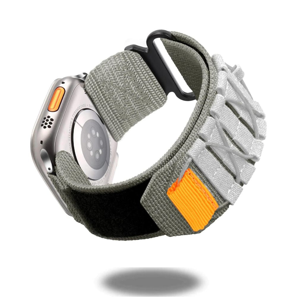 Durable Tactical Nylon Loop Bands for Apple Watch Series 9/8/7/6/SE - Adjustable Sport Strap for Workout, Running & Outdoor Activities
