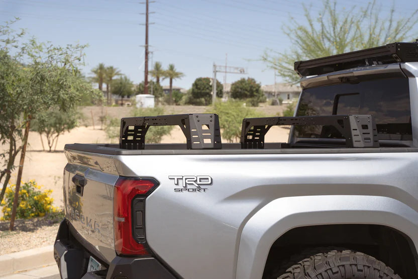 Universal Truck Bed Rack Crossbars by Rago Fabrication - Heavy Duty Aluminum Roof Rack Crossmembers for Pickup Trucks | Perfect for Hauling Kayaks, Ladders & Cargo
