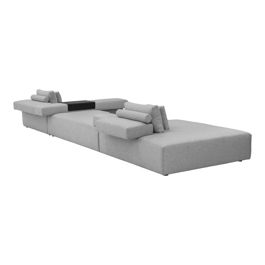 Pre-Configured Cinder Block Sofa Set - 3 Piece Modern Industrial Furniture for Living Room, Patio & Dorm Decor