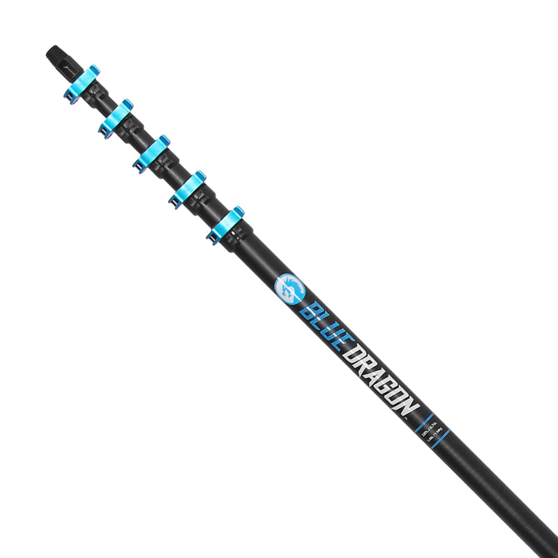 Blue Dragon Water Fed Pole - Professional Window Cleaning Pole for High-Rise Buildings & Hard-to-Reach Areas | Lightweight & Durable | Perfect for Commercial & Residential Use