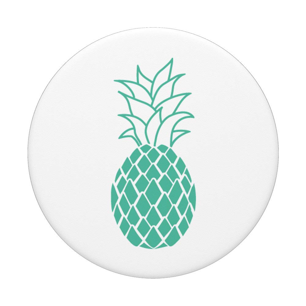 Teal Pineapple PopSocket Grip and Stand for Phones and Tablets - Perfect for Home, Office, and Travel Use