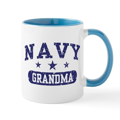 White/Blue Inside - Navy Grandma Mug