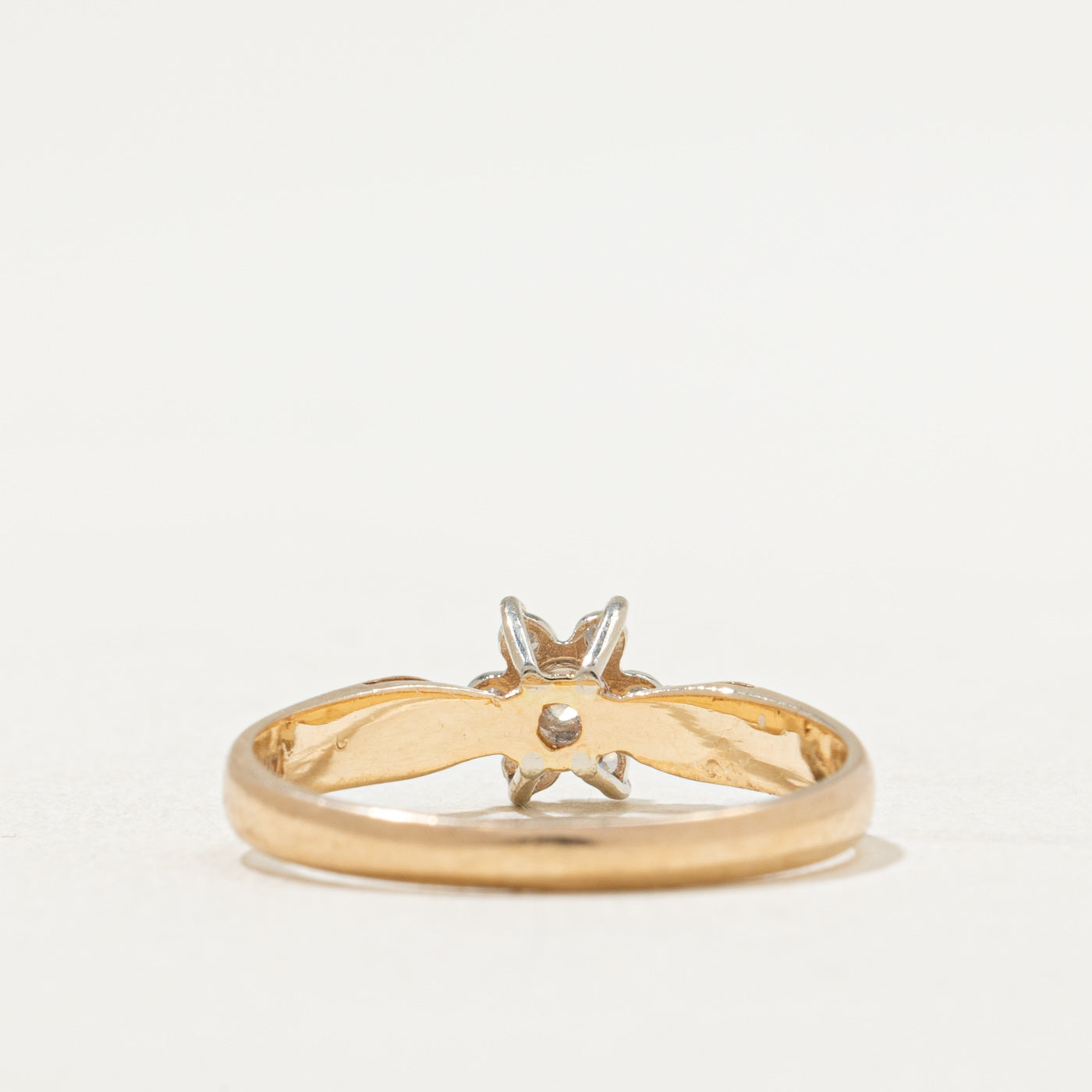 0.09ctw Diamond Petal Ring for Women - Size 6 | Elegant Floral Engagement & Wedding Band | Perfect for Anniversaries, Proposals & Special Occasions