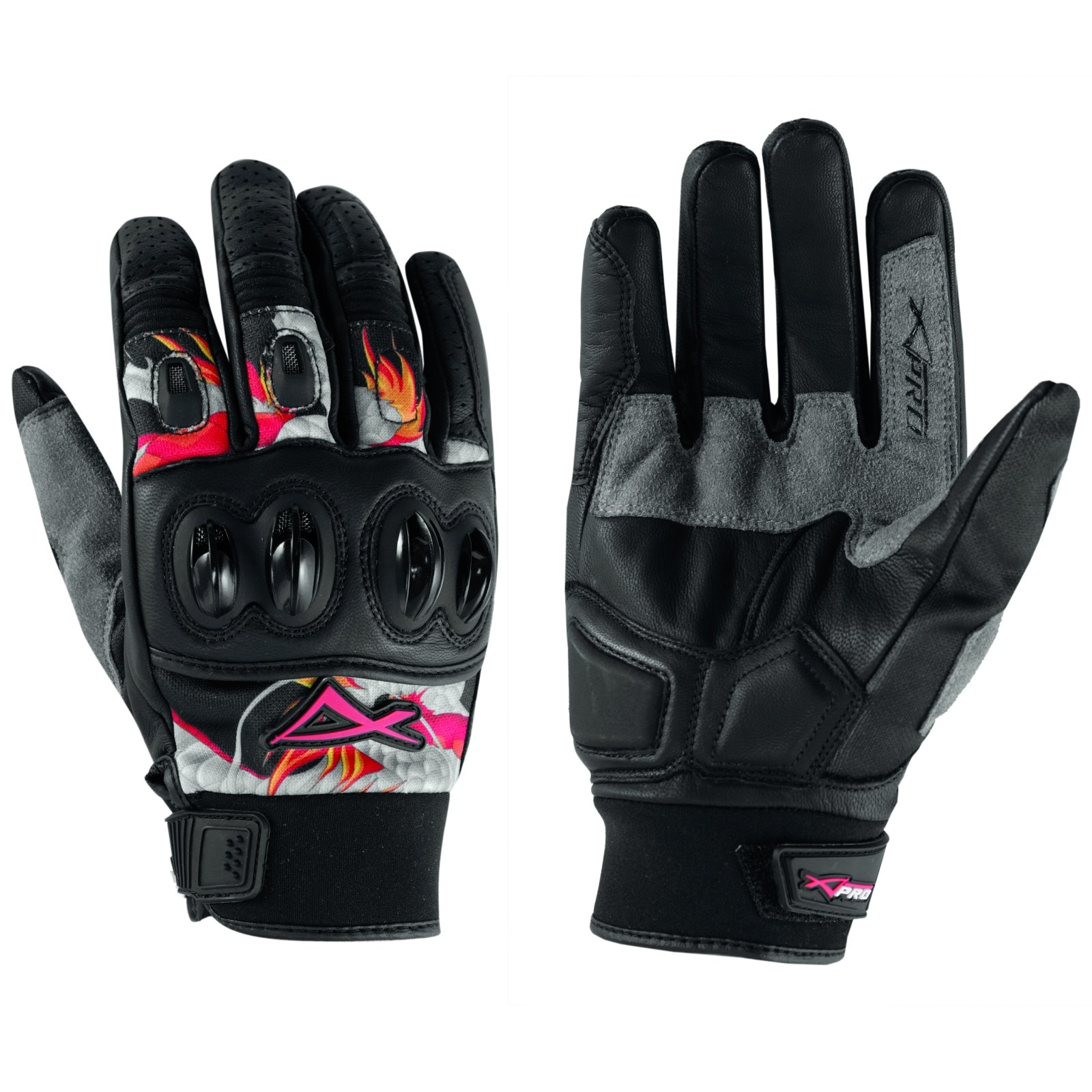 Premium Motorcycle Gloves - High-Quality Leather & Textile Motocross Gloves for Men & Women (Grey) - Durable Riding Gloves for Off-Road, Racing & Adventure Motorcycling