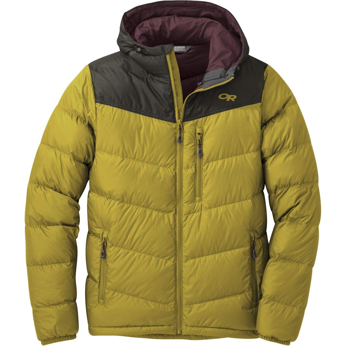 Outdoor Research Men's Transcendent Down Hoodie - Lightweight Insulated Winter Jacket for Hiking & Camping | Water-Resistant Down Parka for Outdoor Adventures