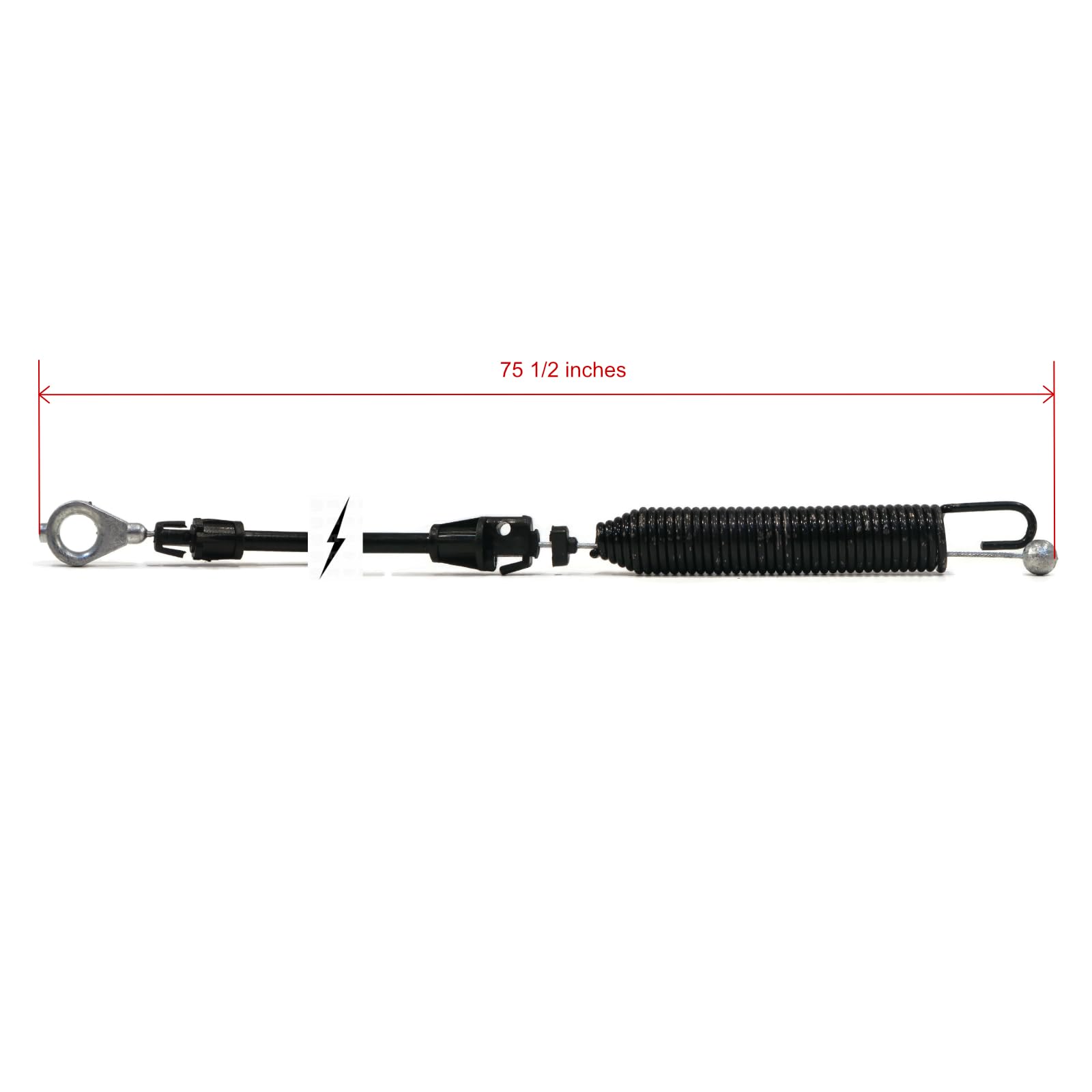Ariens & Gravely Deck Engagement Clutch Cable (2-Pack) - Compatible with Models 21547599 & 21546635 - Durable Replacement Part for Lawn Mower Maintenance - Perfect for DIY Repairs & Landscaping Equipment Upgrades