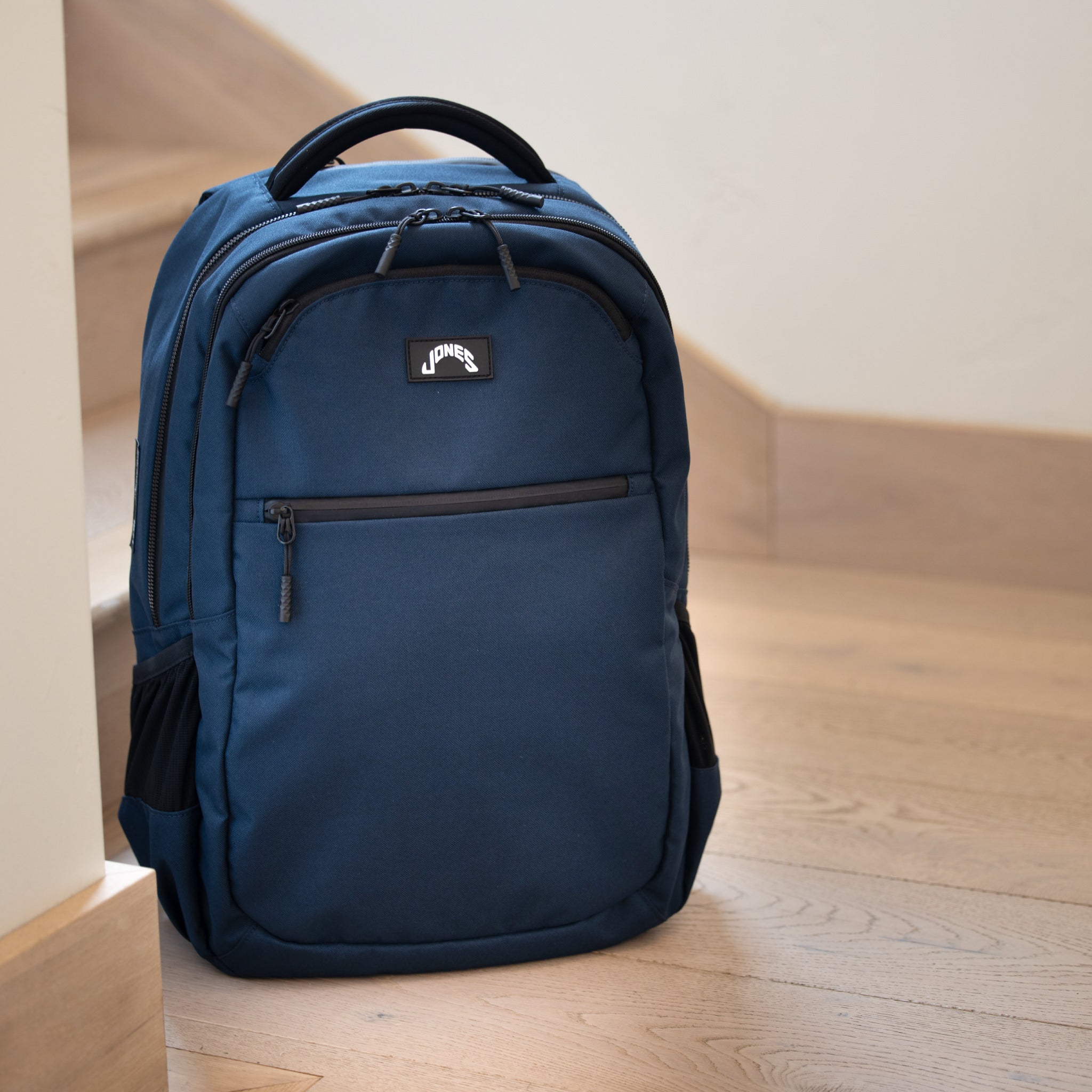 Jones Sports Co. A1 Backpack - Durable Navy Blue School & Travel Backpack for Men & Women - Perfect for Hiking, Gym & Everyday Use