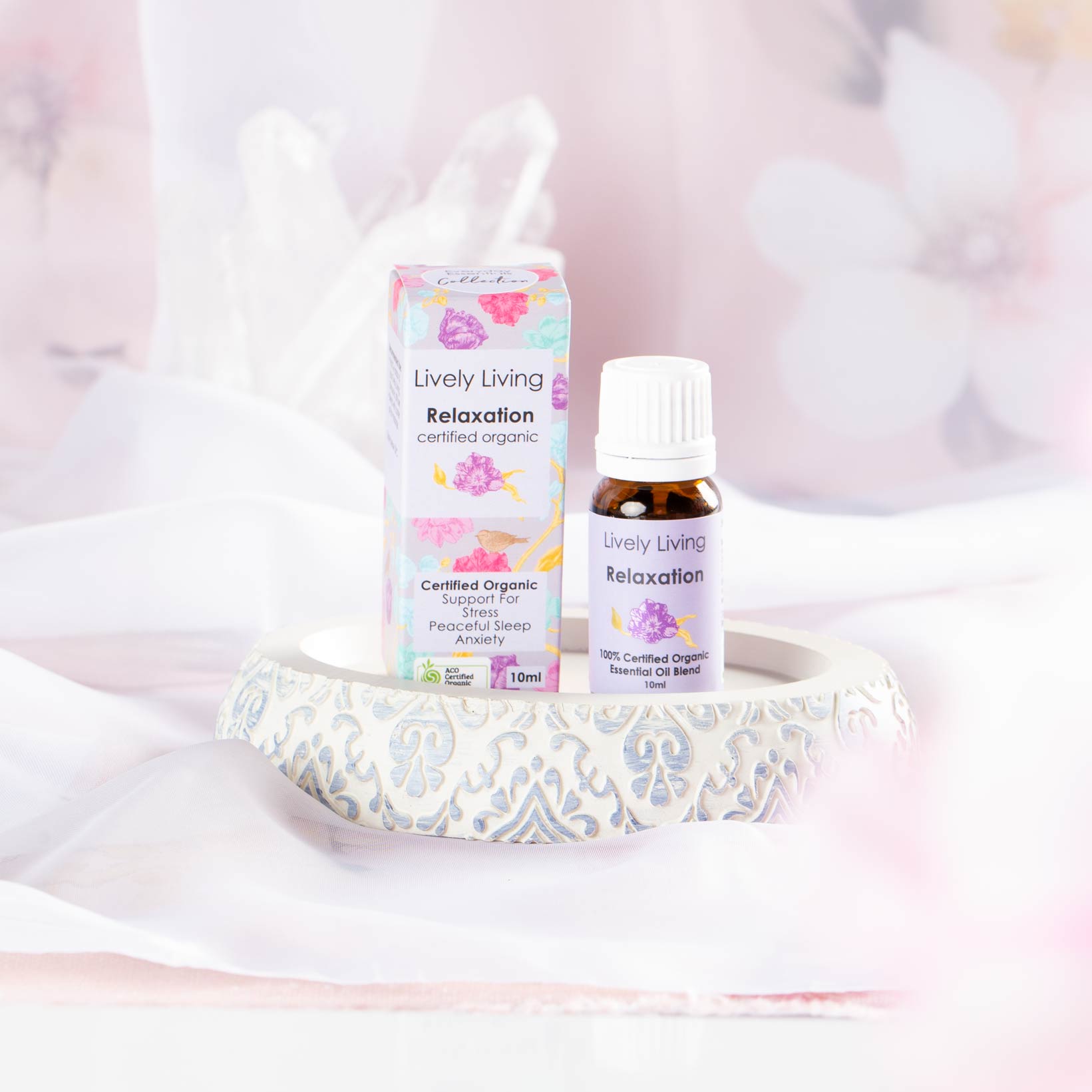 10ml Organic Essential Oil for Relaxation & Stress Relief - Aromatherapy, Massage, Diffuser & Bath Use