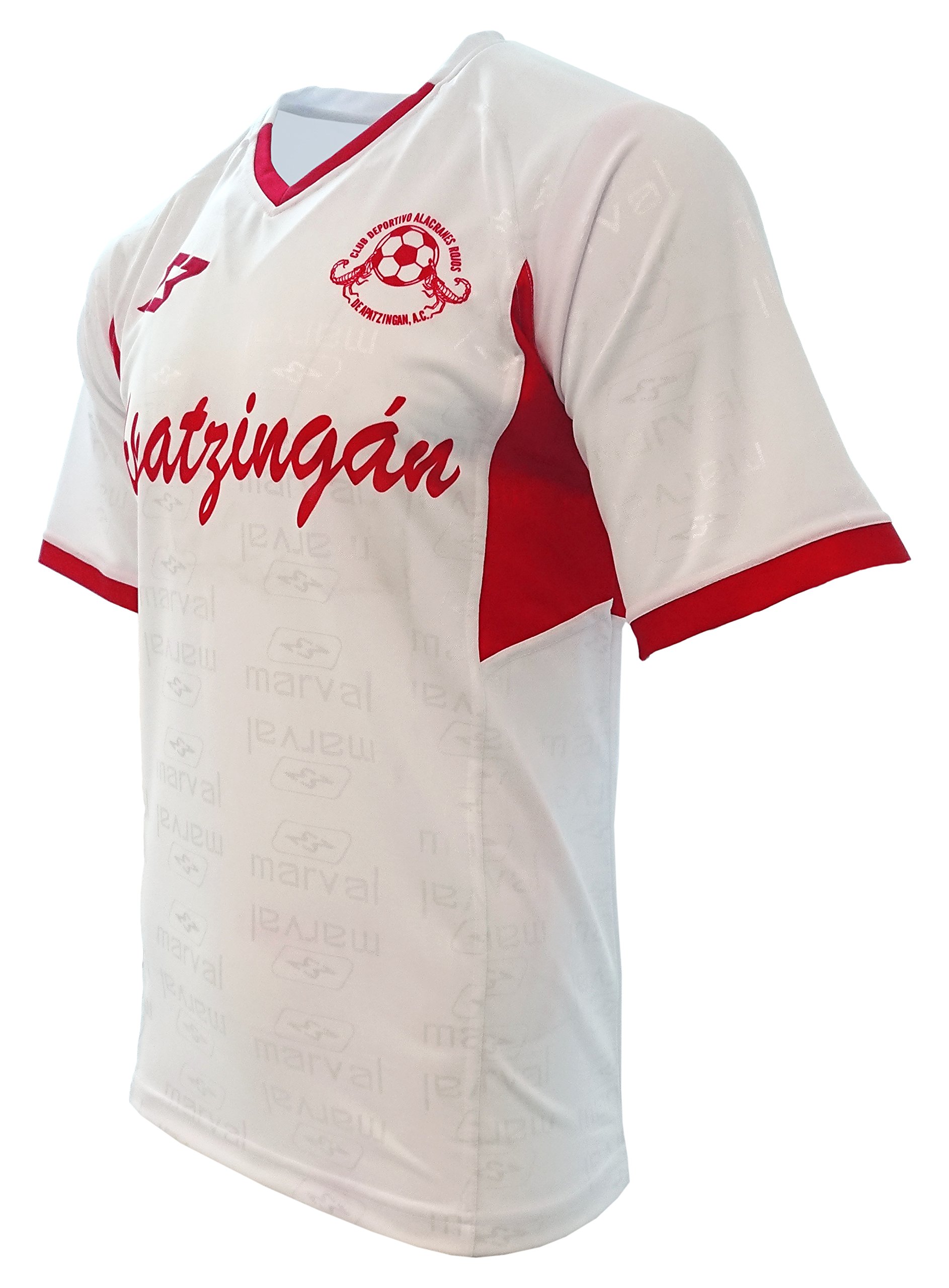 Marval Apatzingan Adult Soccer Jersey - White - Authentic Football Shirt for Men & Women - Perfect for Matches, Training & Fan Support