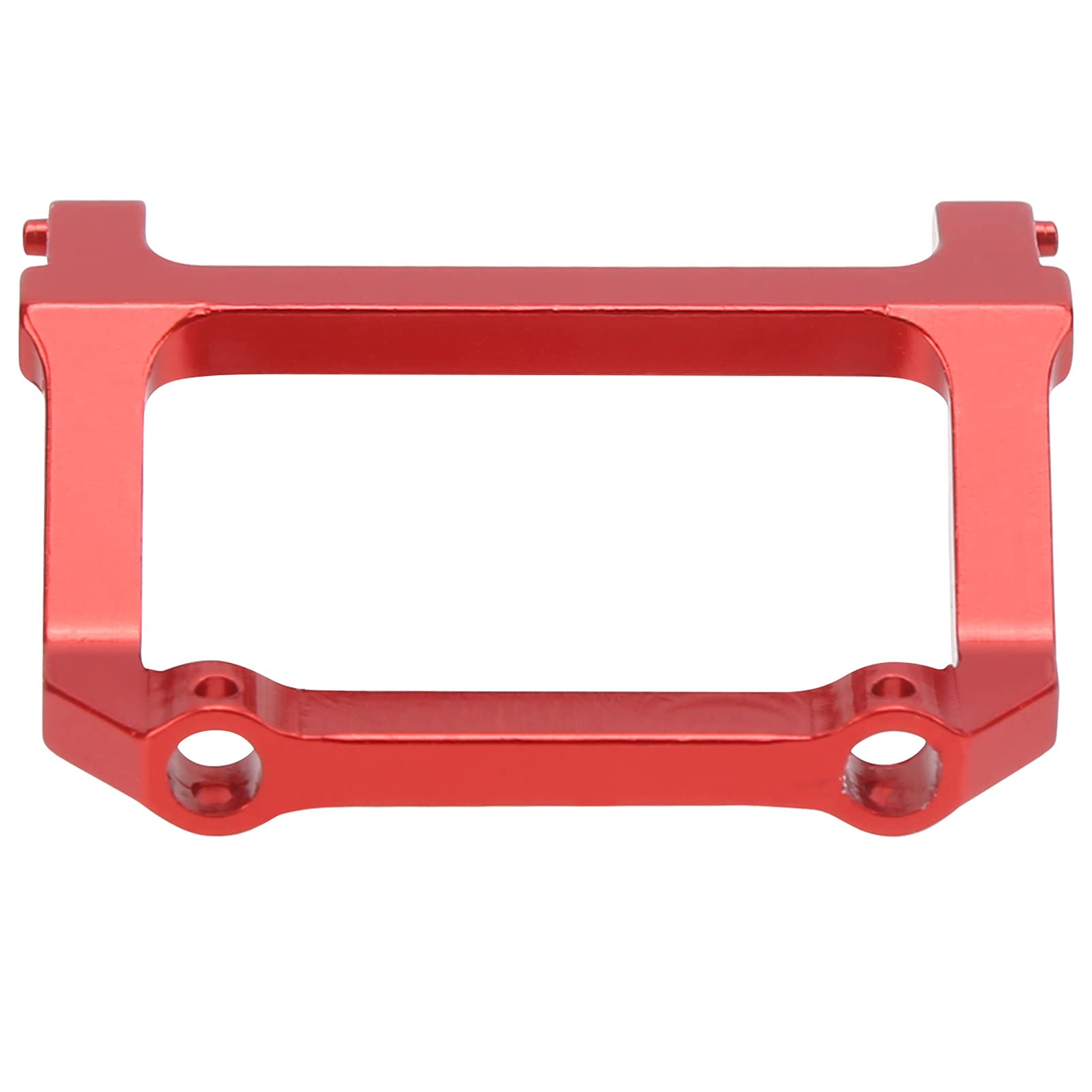 1/24 Scale Aluminum Alloy RC Front Bumper Mount for Axial SCX24 C10 Crawler - Red | Off-Road Upgrade Part for 1/24 RC Cars | Durable Replacement Bumper for Rock Crawling & Trail Adventures
