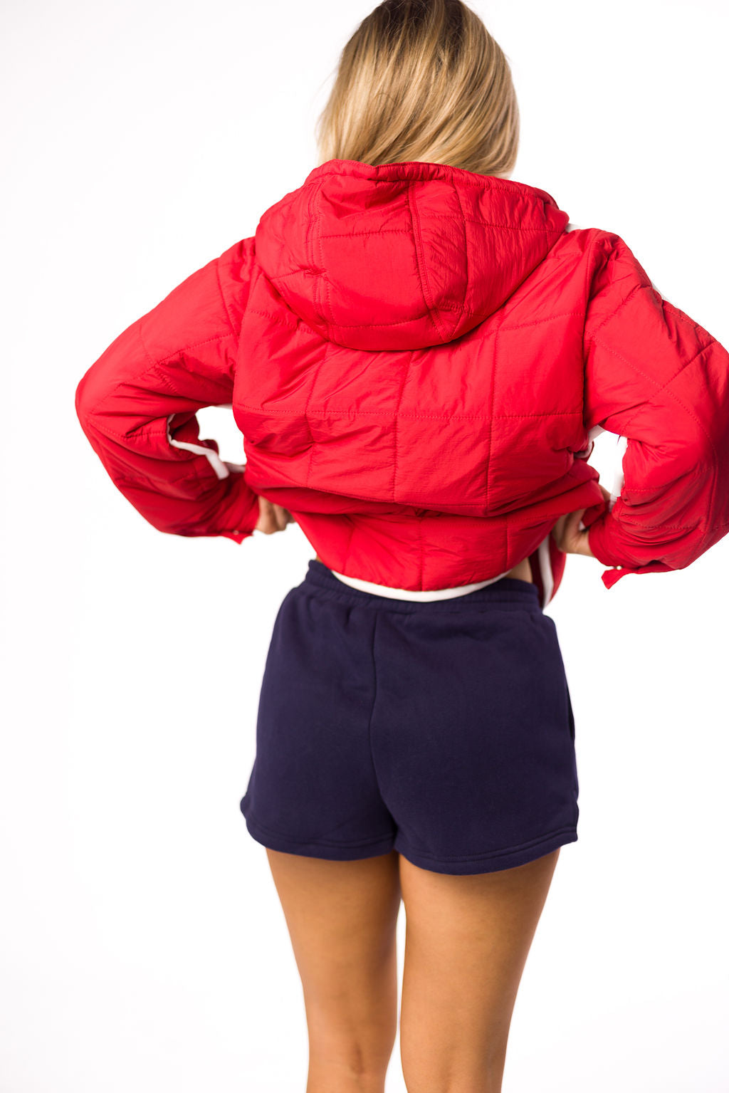 High Waisted Sweat Shorts for Women - Soft & Comfortable Navy Blue Lounge Shorts - Perfect for Yoga, Running, Travel & Home Relaxation