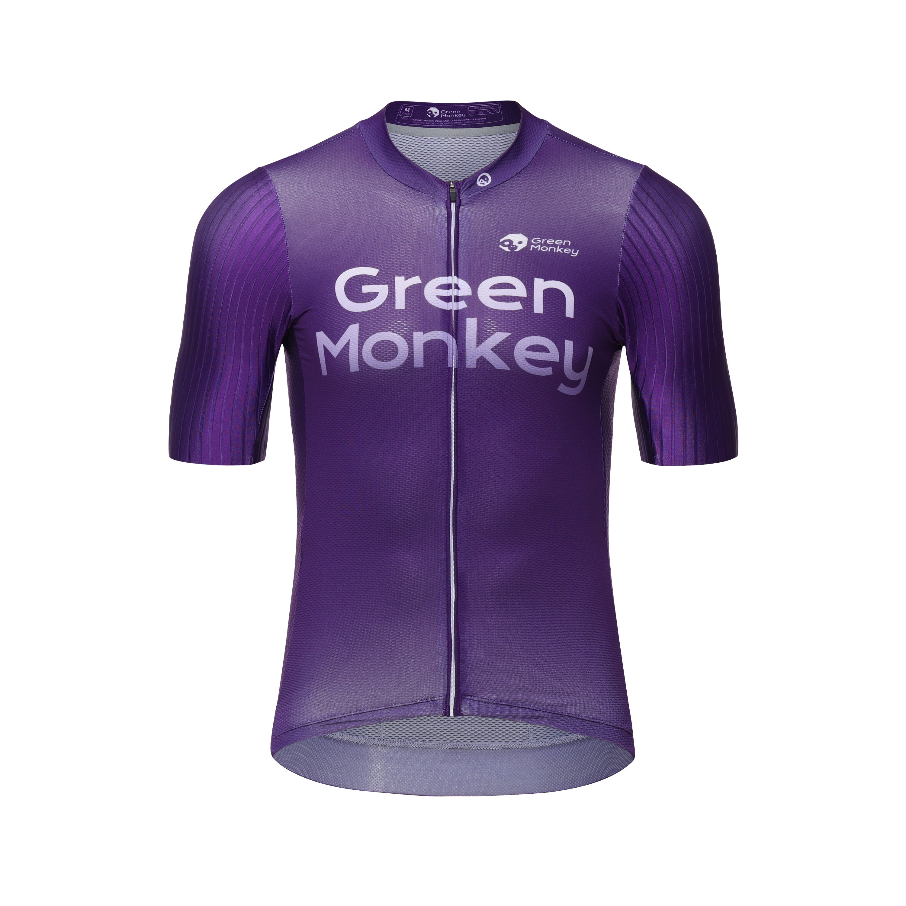 GreenMonkey Purple Podium Jersey - Premium Cycling & Racing Apparel for Men & Women - Ideal for Competitions, Training & Outdoor Sports