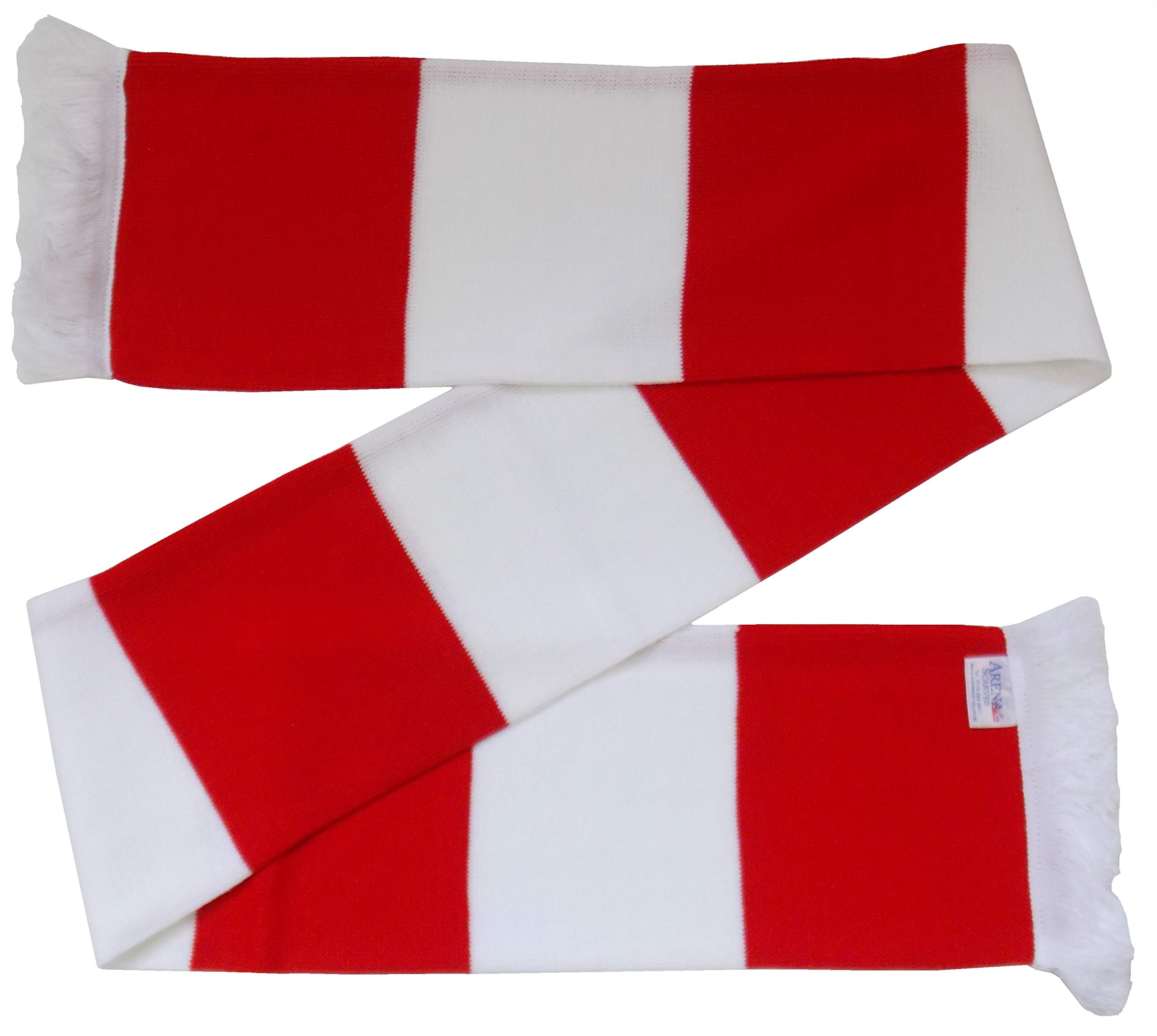 Official Southampton FC Red and White Traditional Bar Scarf - Premium Football Fan Accessory for Men & Women - Perfect for Match Days, Stadium Visits, and Supporting Your Team