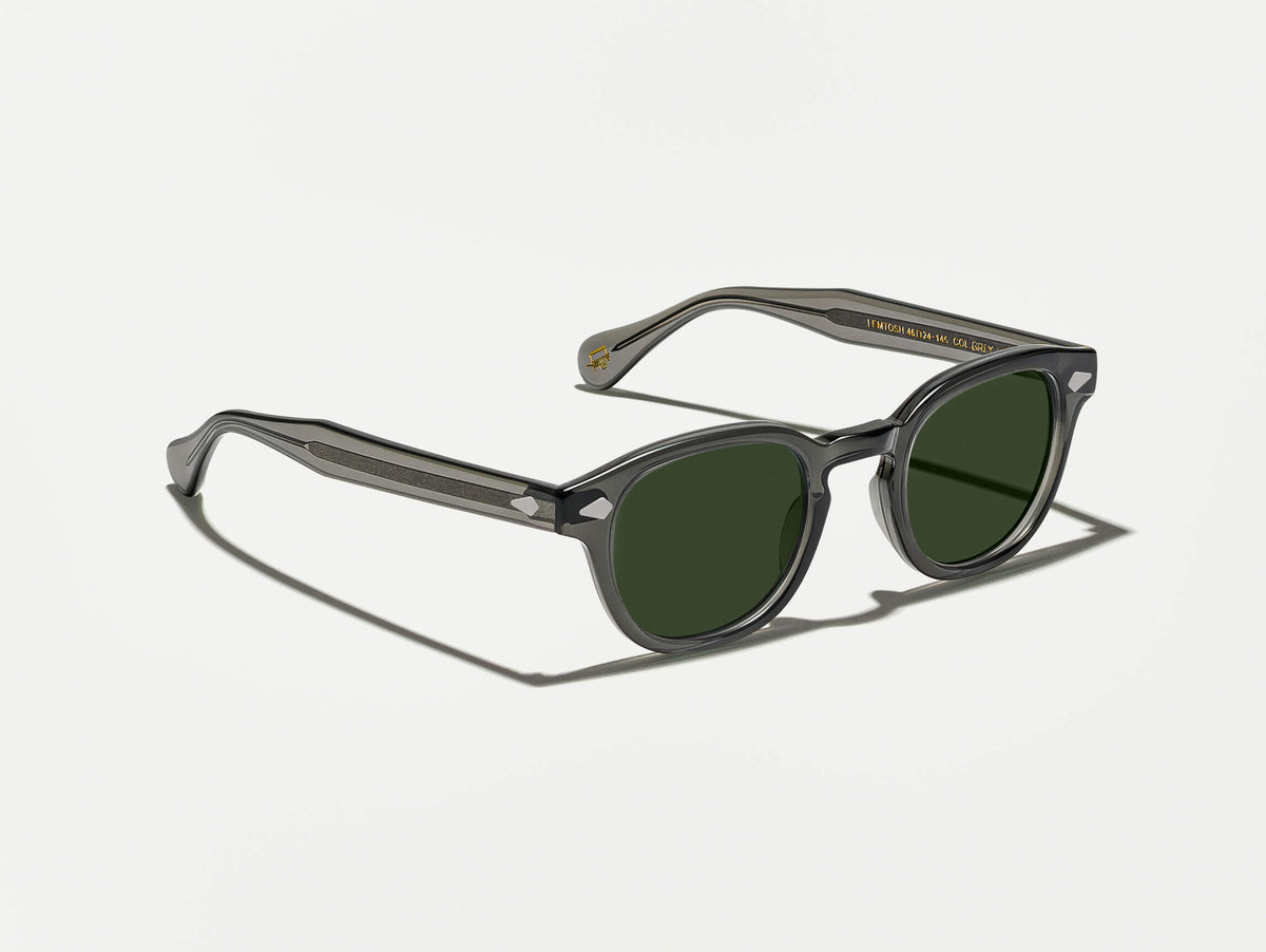 Moscot Lemtosh Dark Grey 49mm Acetate Eyeglasses - Classic Vintage Style for Men & Women - Perfect for Office, Reading & Fashion Accessories