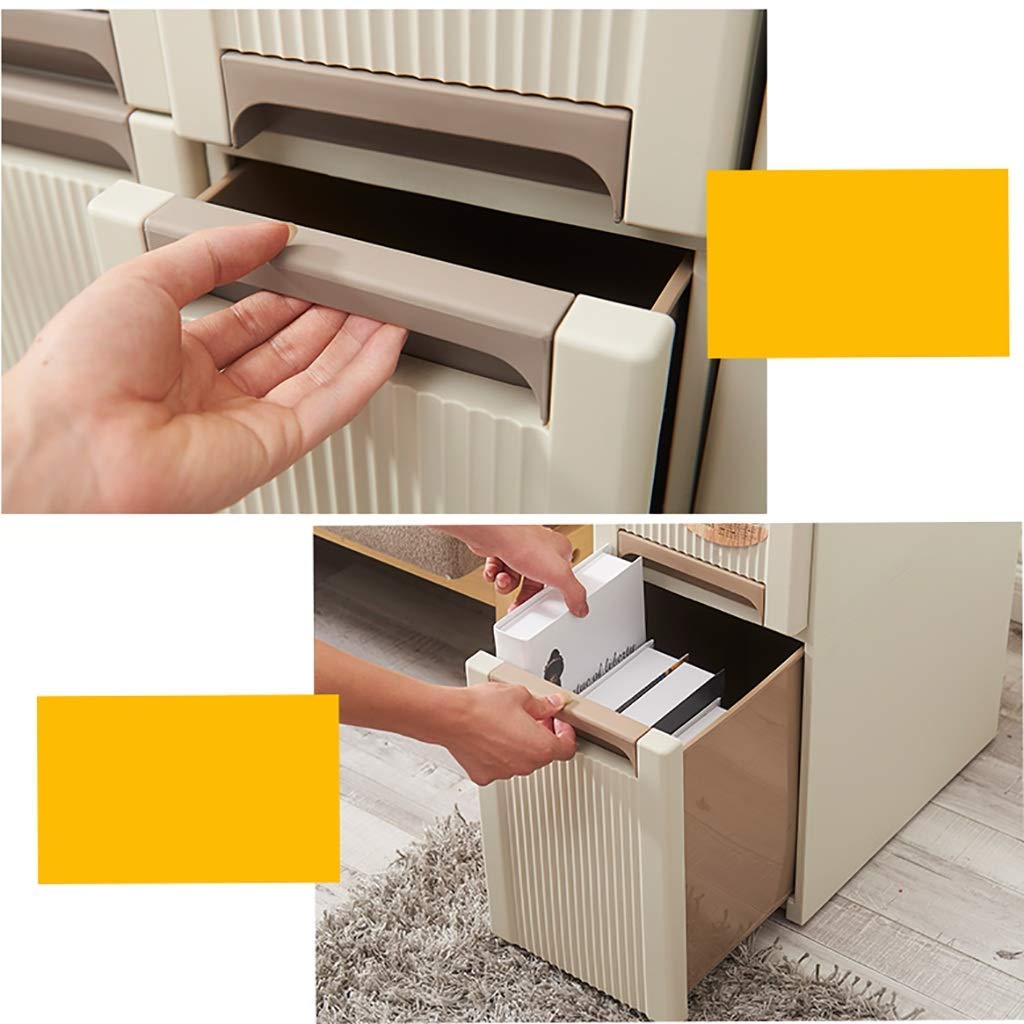 Multifunctional Rolling File Storage Cabinet with Wheels - Office, Kitchen, Bathroom, Living Room Organizer for Files, Quilts, and Refrigerator Side Storage