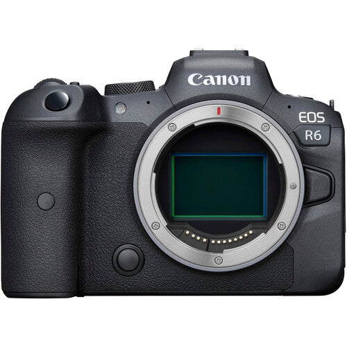 Canon EOS R6 Full Frame Mirrorless Digital Camera Body - 4K Video, 20FPS, Dual Pixel AF | Perfect for Wedding Photography, Travel & Vlogging