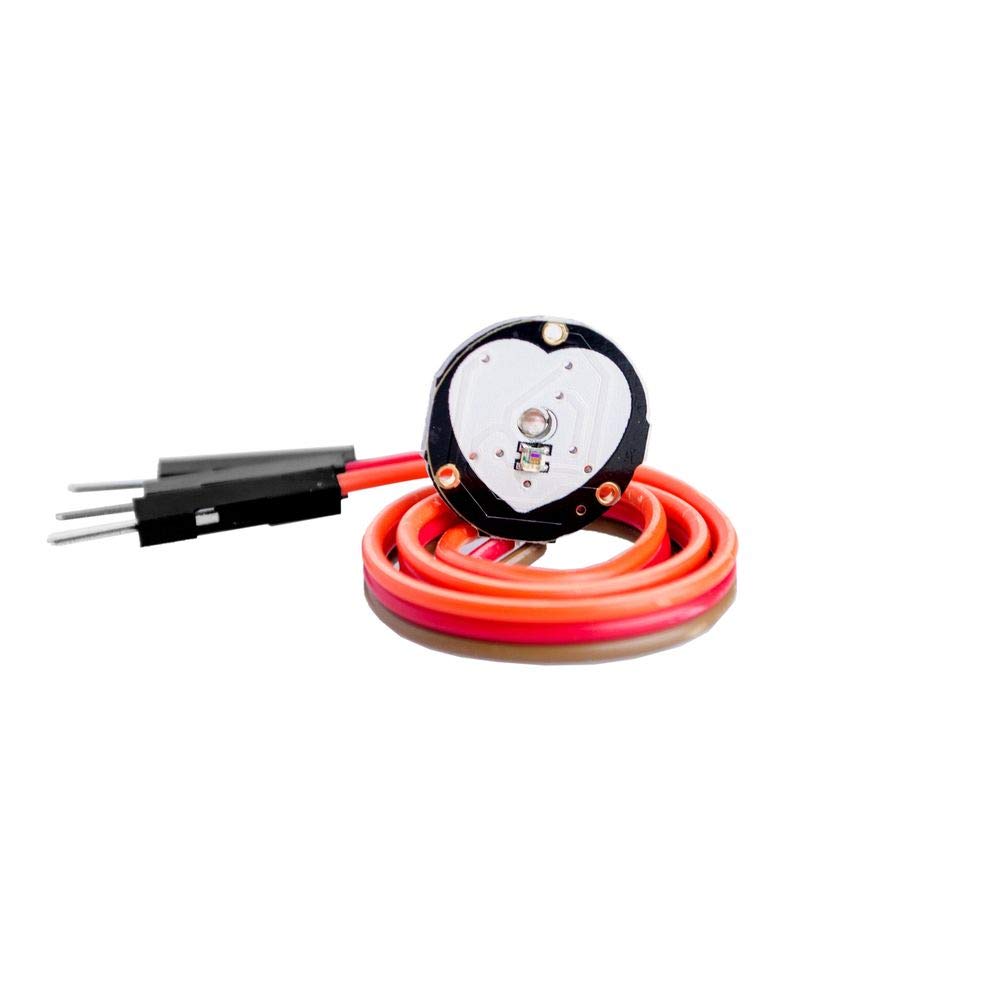 Pulse Sensor Heart Rate Monitor for Arduino - Open Source Hardware Development Kit - Ideal for DIY Projects, Wearable Health Tech, and Fitness Tracking