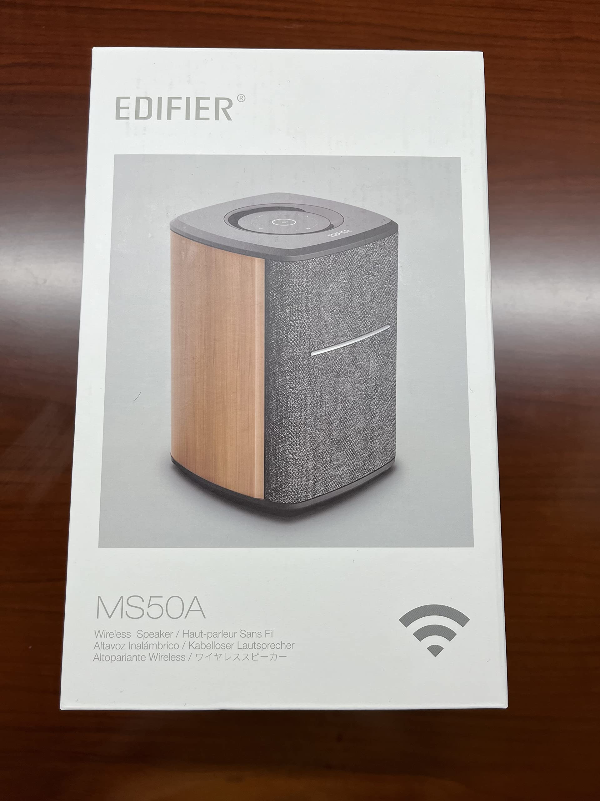 Edifier MS50A WiFi Smart Speaker - 40W RMS Wireless Bluetooth & AirPlay 2 Sound System, Works with Alexa, Spotify & Tidal Connect (No Microphone) - Perfect for Home Audio, Parties & Background Music