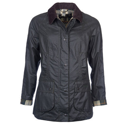 Barbour Beadnell Women's Waxed Jacket - Classic Waterproof Coat for Outdoor Adventures, Hiking & Countryside Walks