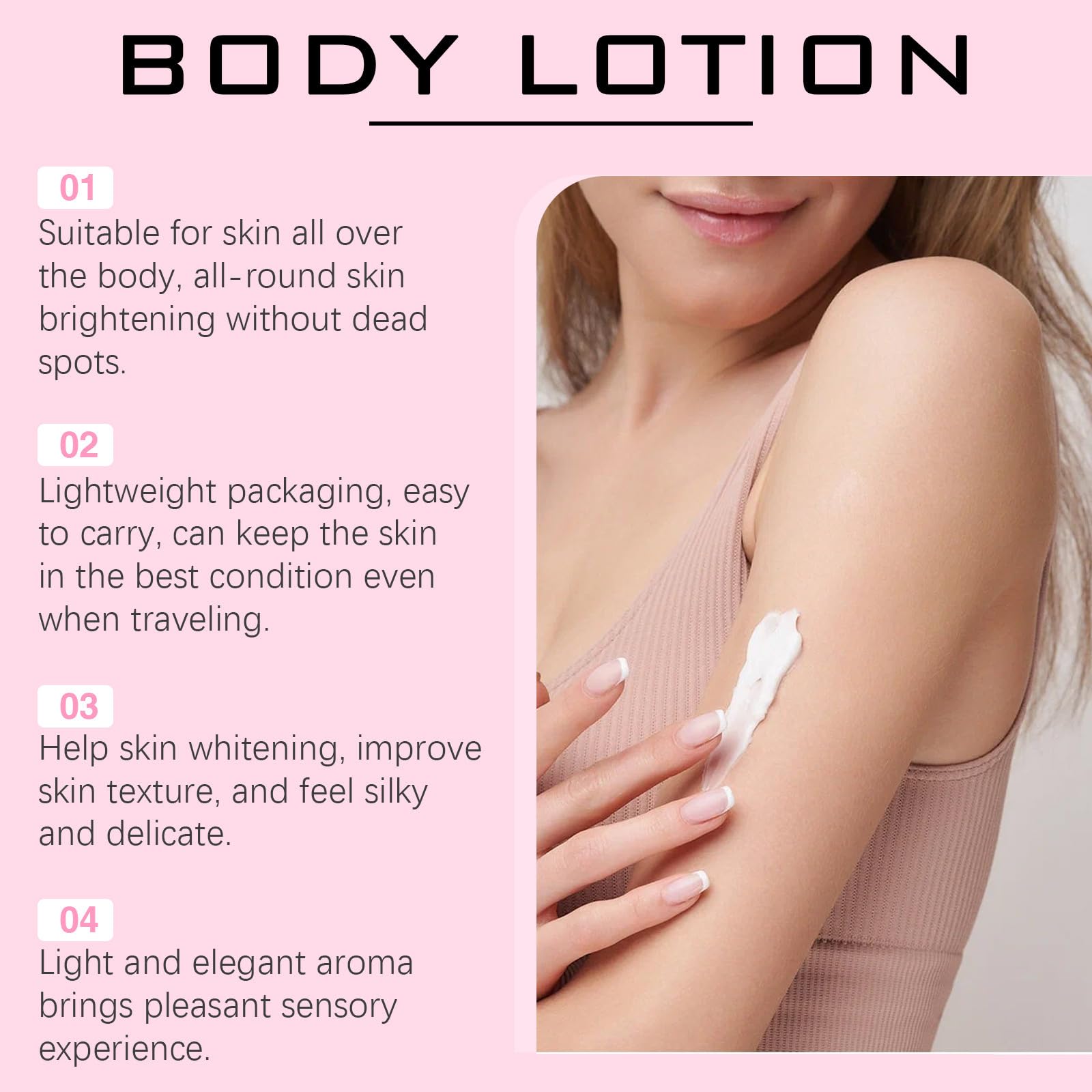 Venature Glutathione 50x Tone Up Body Lotion - Skin Brightening & Moisturizing Cream with Glutathione for Even Skin Tone & Softness (2 Pack) | Perfect for Daily Use, After Shower & Nighttime Skincare Routine