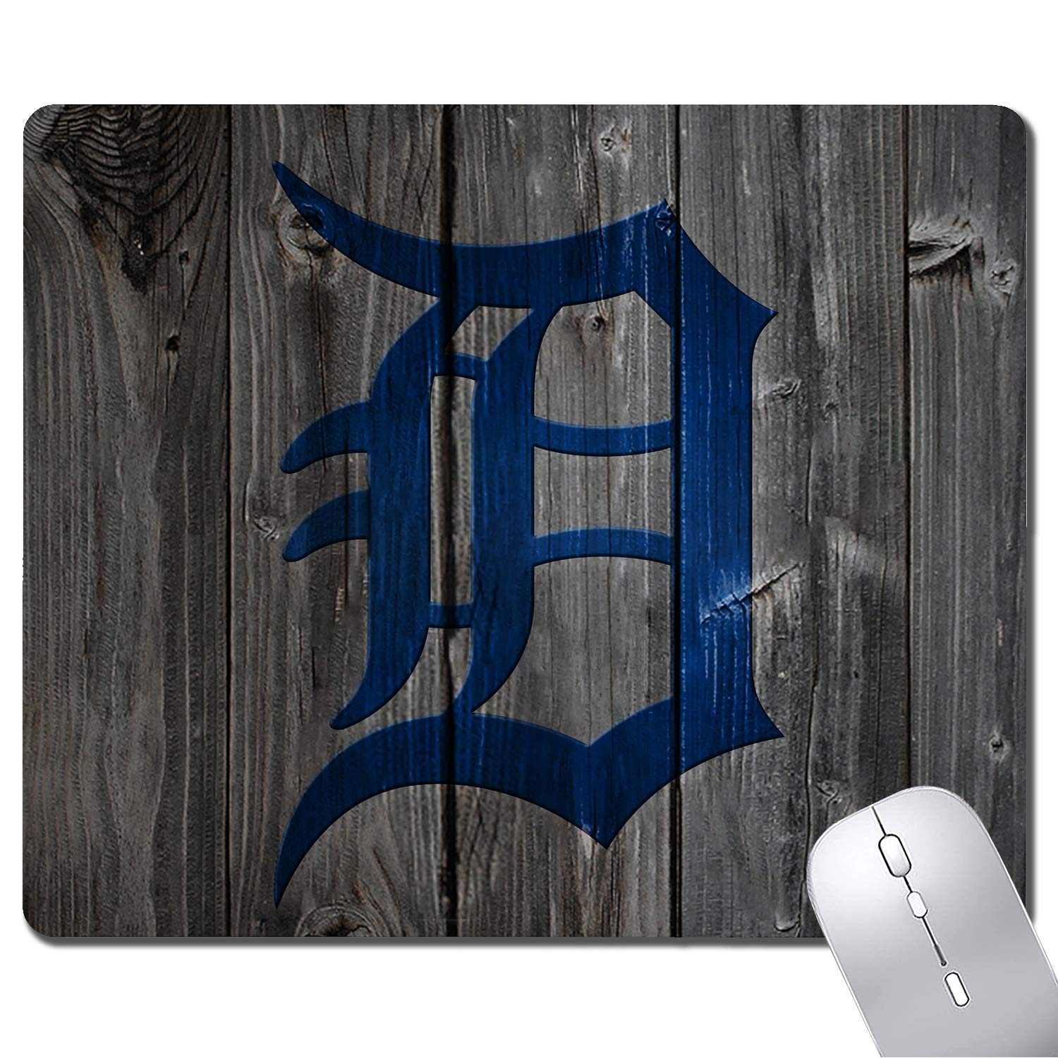 Wood Grain Design Non-Slip Gaming Mouse Pad with Rubber Base - Ergonomic Computer Mousepad for Office, Laptop & PC Gaming - Perfect for Work, Gaming & Home Office Setup
