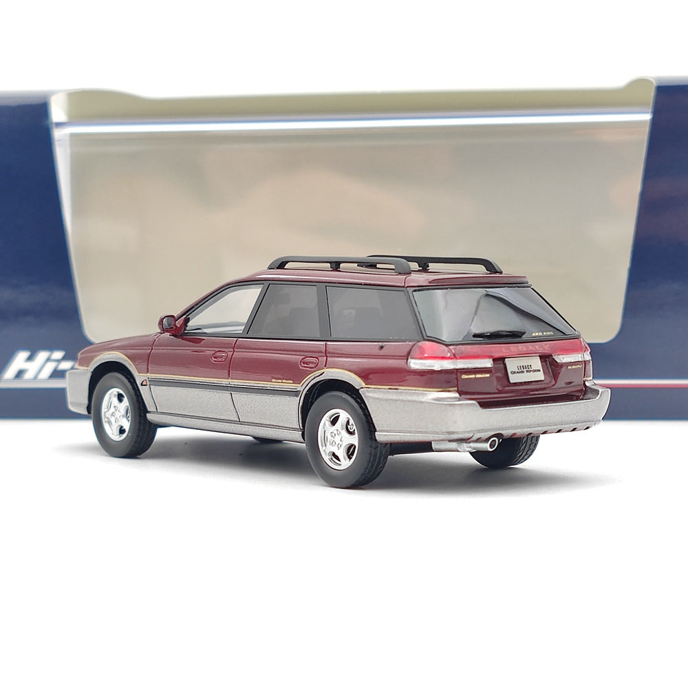 1996 Subaru Legacy Grand Wagon 1:43 Scale Resin Model Car - HS324 Collectible Diecast Vehicle for Display & Car Enthusiasts - Perfect for Home Office Decor, Gift for Auto Lovers