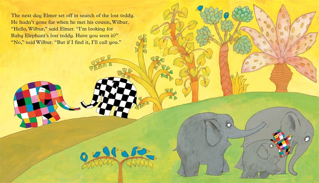 Elmer and the Lost Teddy - Children's Picture Book for Bedtime Stories & Early Learning | Perfect for Toddlers, Preschoolers & Kindergarten Kids