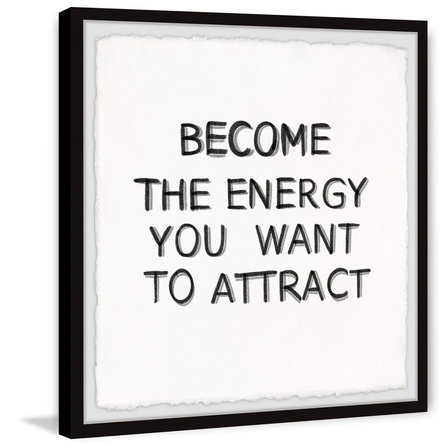 Become The Energy XI Framed Painting Print 18x18 by Marmont Hill - Modern Abstract Wall Art for Living Room, Bedroom & Office Decor