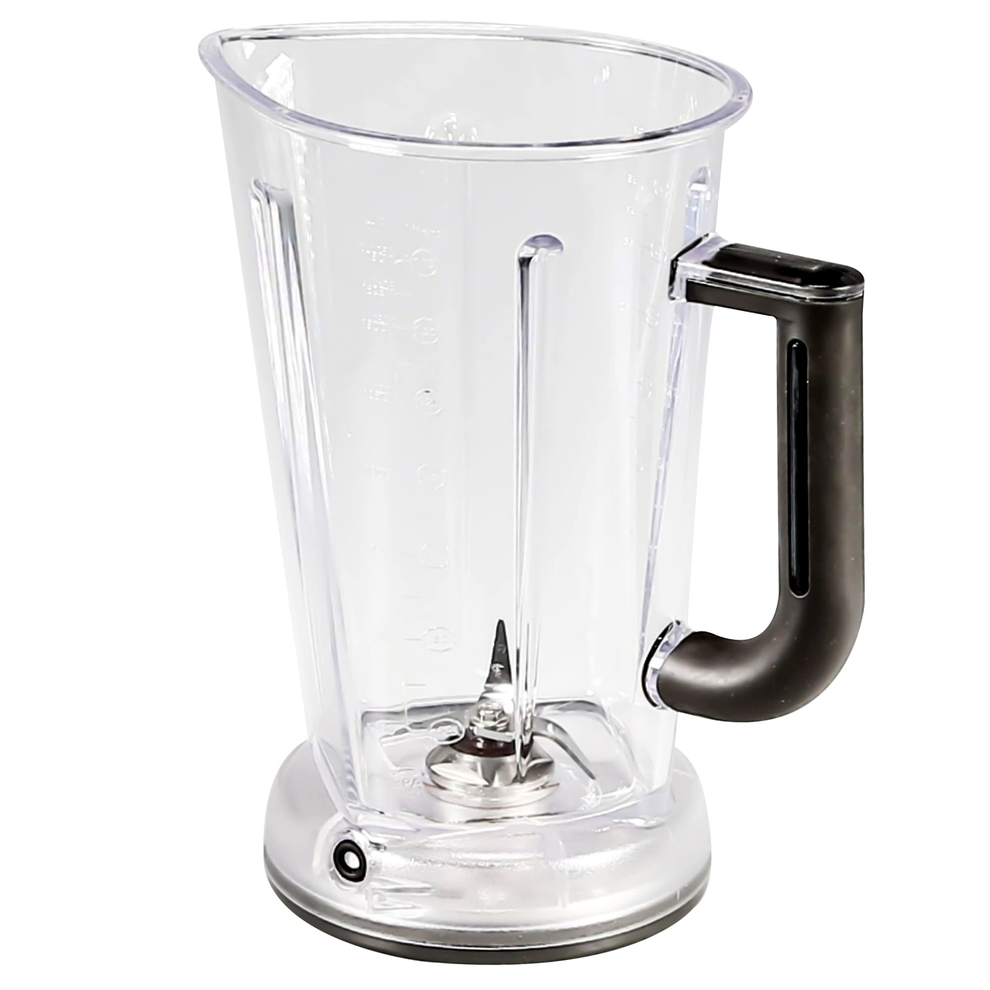 Whirlpool KitchenAid Blender Replacement Glass Jar - 60oz (1.75L) Compatible with W10861536 - Perfect for Smoothies, Soups & Food Processing