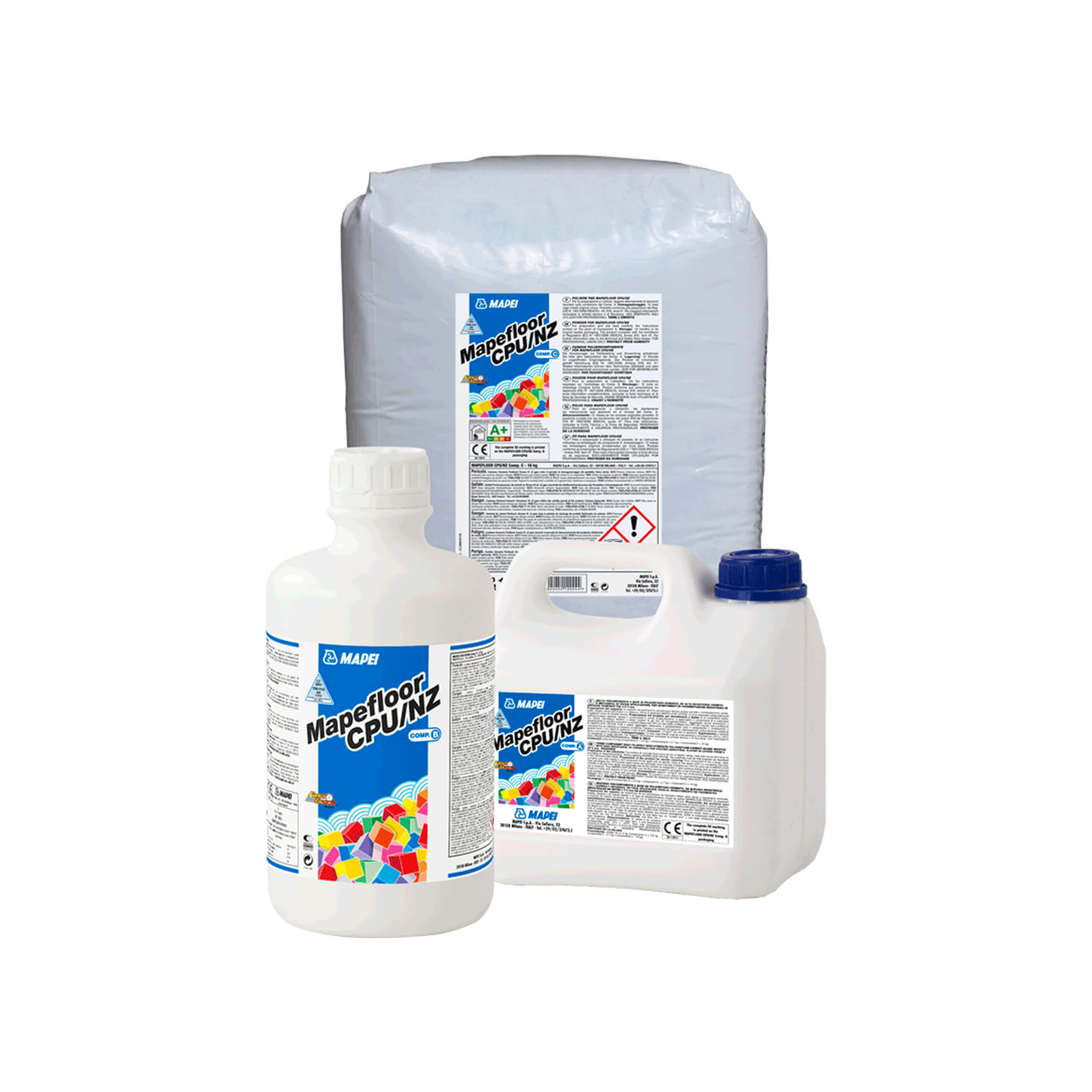 Mapei Mapefloor CPU/NZ Self-Leveling Underlayment - Fast Drying, High Strength Floor Leveler for Concrete, Tile, and Wood Subfloors | Perfect for Home Renovation, Basement Flooring, and Commercial Spaces