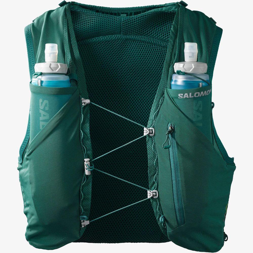 Salomon Unisex Adv Skin 5 Hydration Vest - Lightweight Running Pack for Trail Runners & Hikers - Perfect for Long Distance Running, Marathon Training & Outdoor Adventures