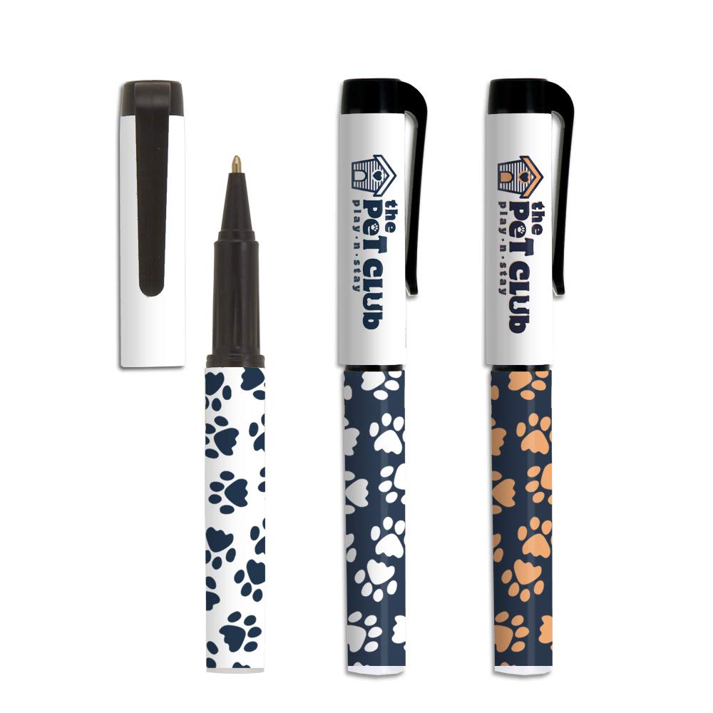 Custom Printed Pens with Full Color Digital Wrap - Personalized Logo Promotional Pens - Bulk 250pcs at $1.1 Each - Free Shipping & No Setup Fee - Perfect for Corporate Gifts, Trade Shows & Brand Promotion