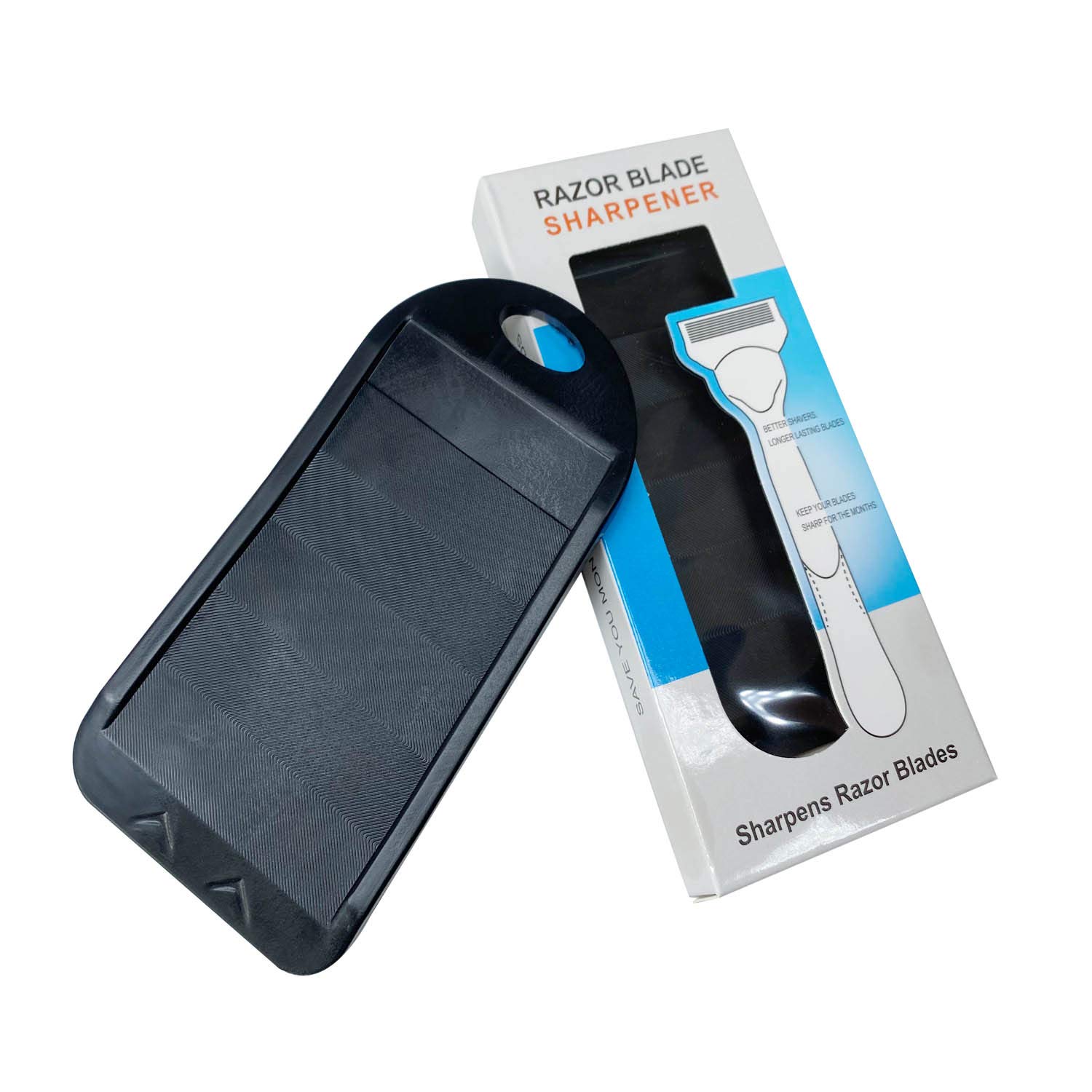Premium Razor Blade Sharpener & Cleaner Tool - Extends Blade Life, Keeps Razors Sharp & Hygienic (Black, 4.92