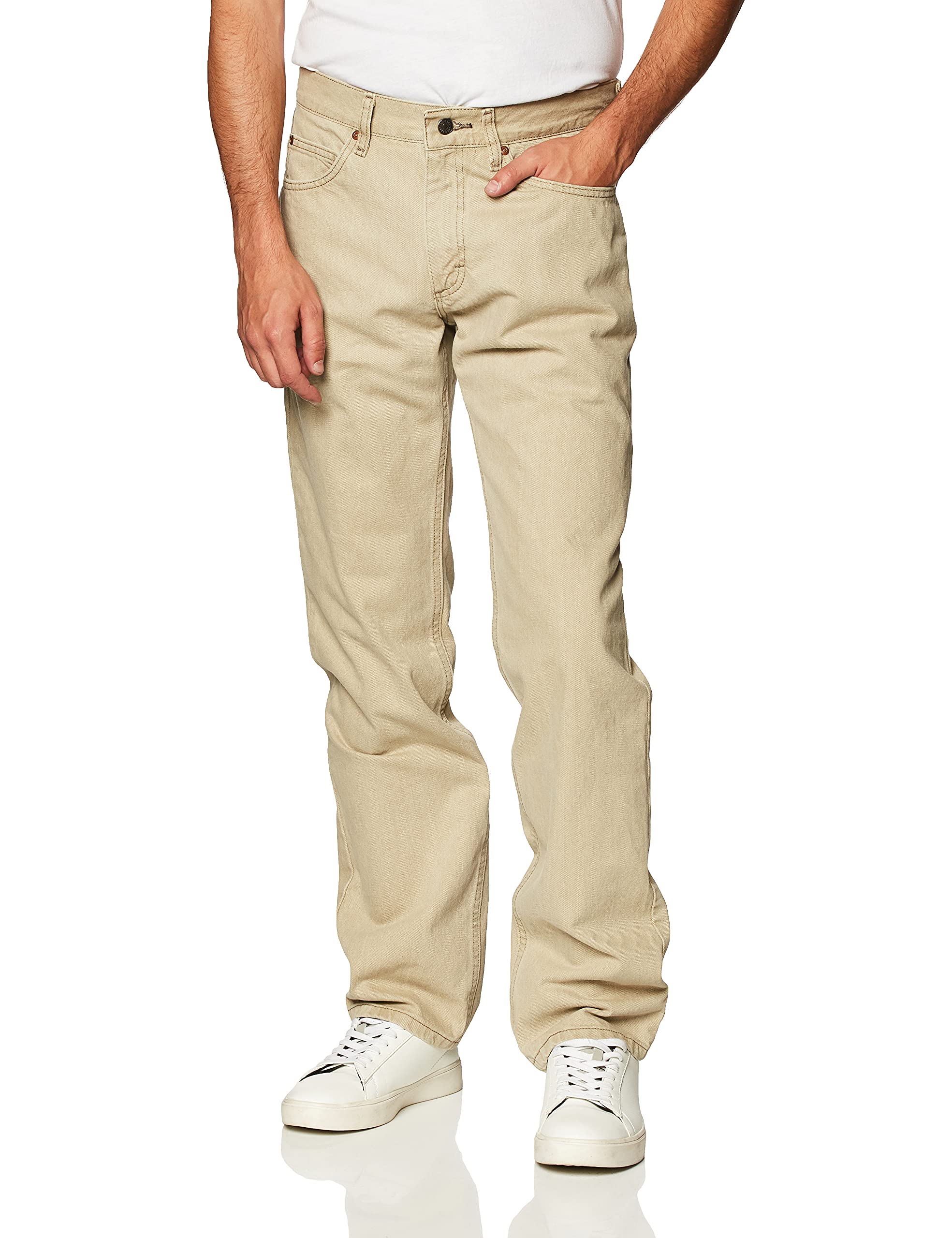 Lee Men's Regular Fit Straight Leg Jeans - Classic Denim Pants for Casual Wear & Everyday Comfort | Perfect for Work, Weekend Outings & Relaxing