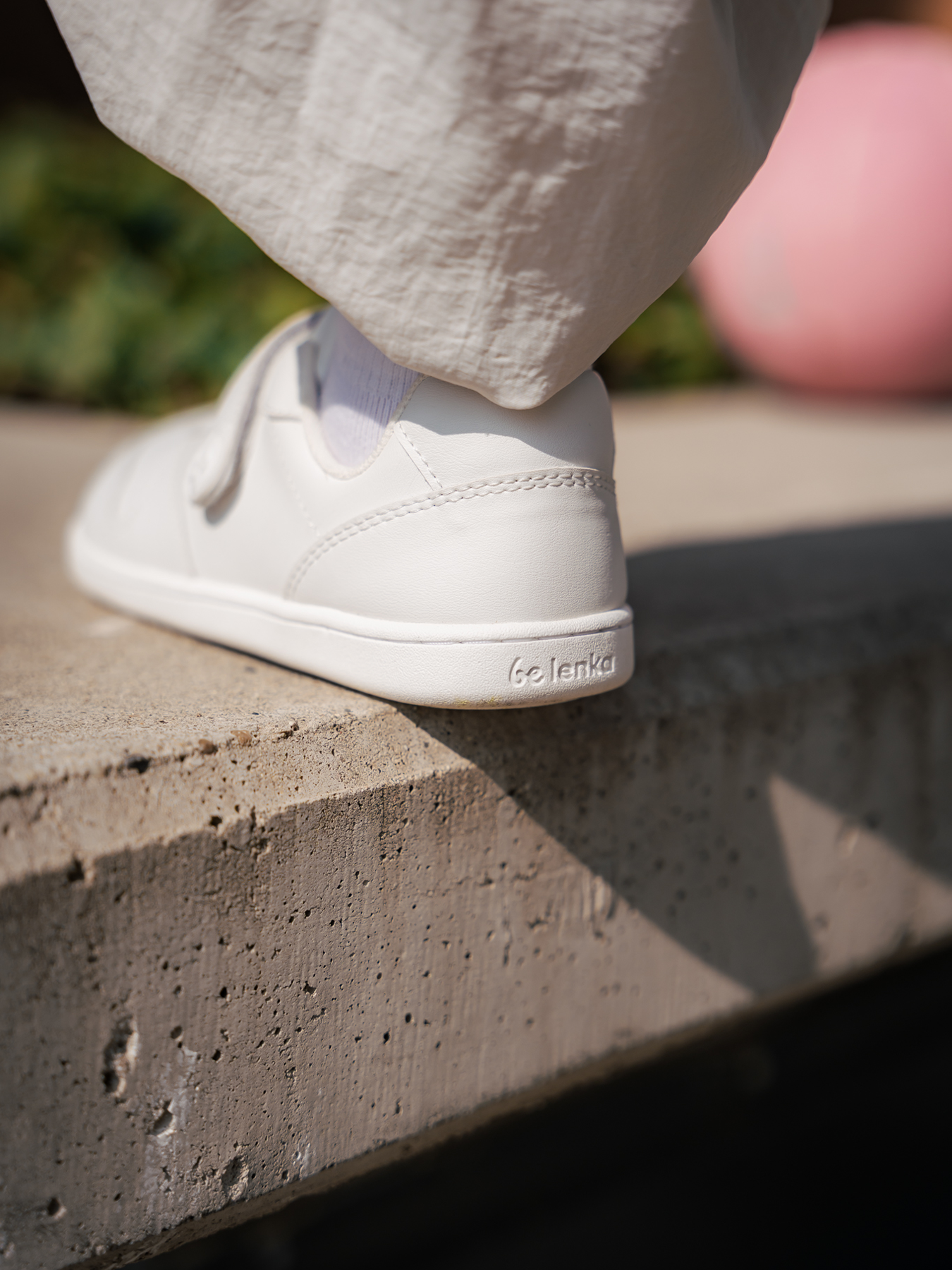 Be Lenka Scoot Kids Barefoot Sneakers for Boys & Girls - Lightweight All-White Minimalist Shoes for Active Play & Outdoor Adventures