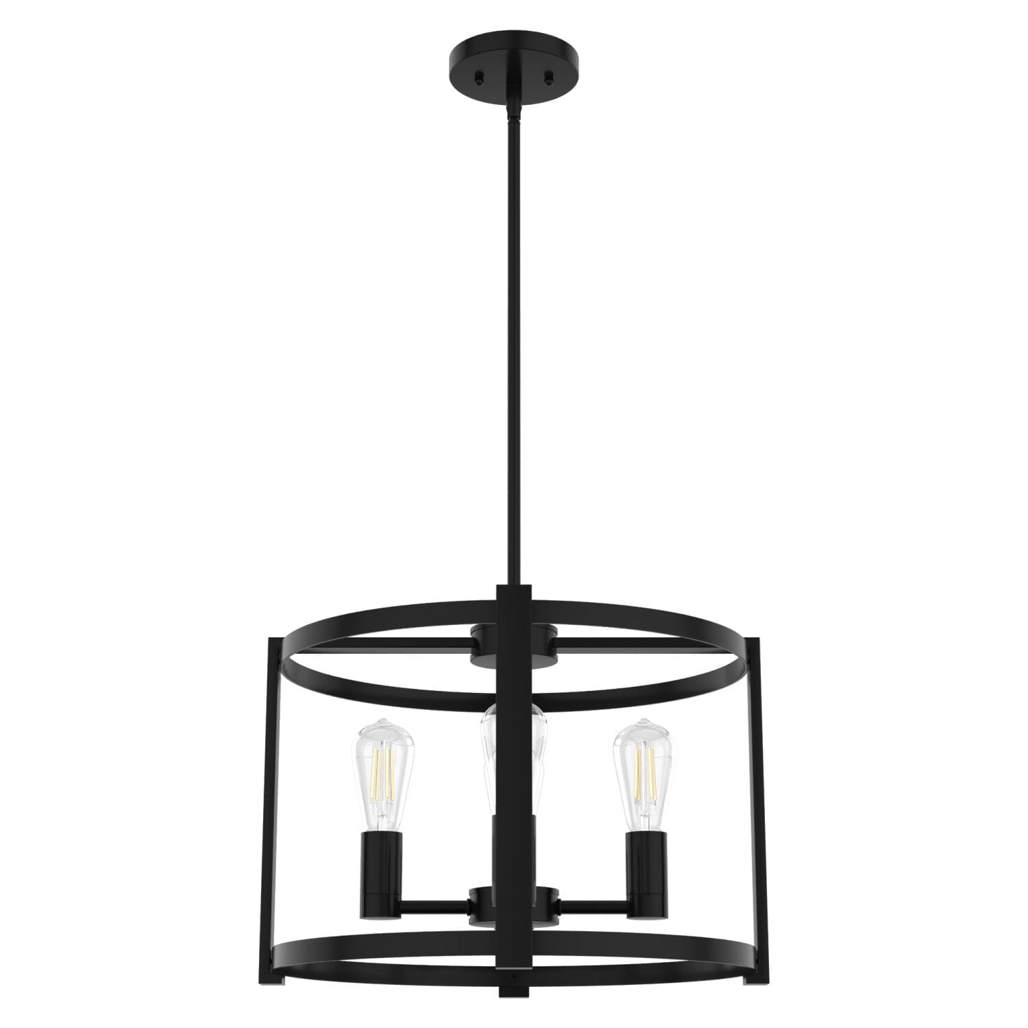 Astwood 4-Light Chandelier 18 Inch - Modern Crystal Ceiling Light Fixture for Dining Room, Bedroom & Living Room Decor