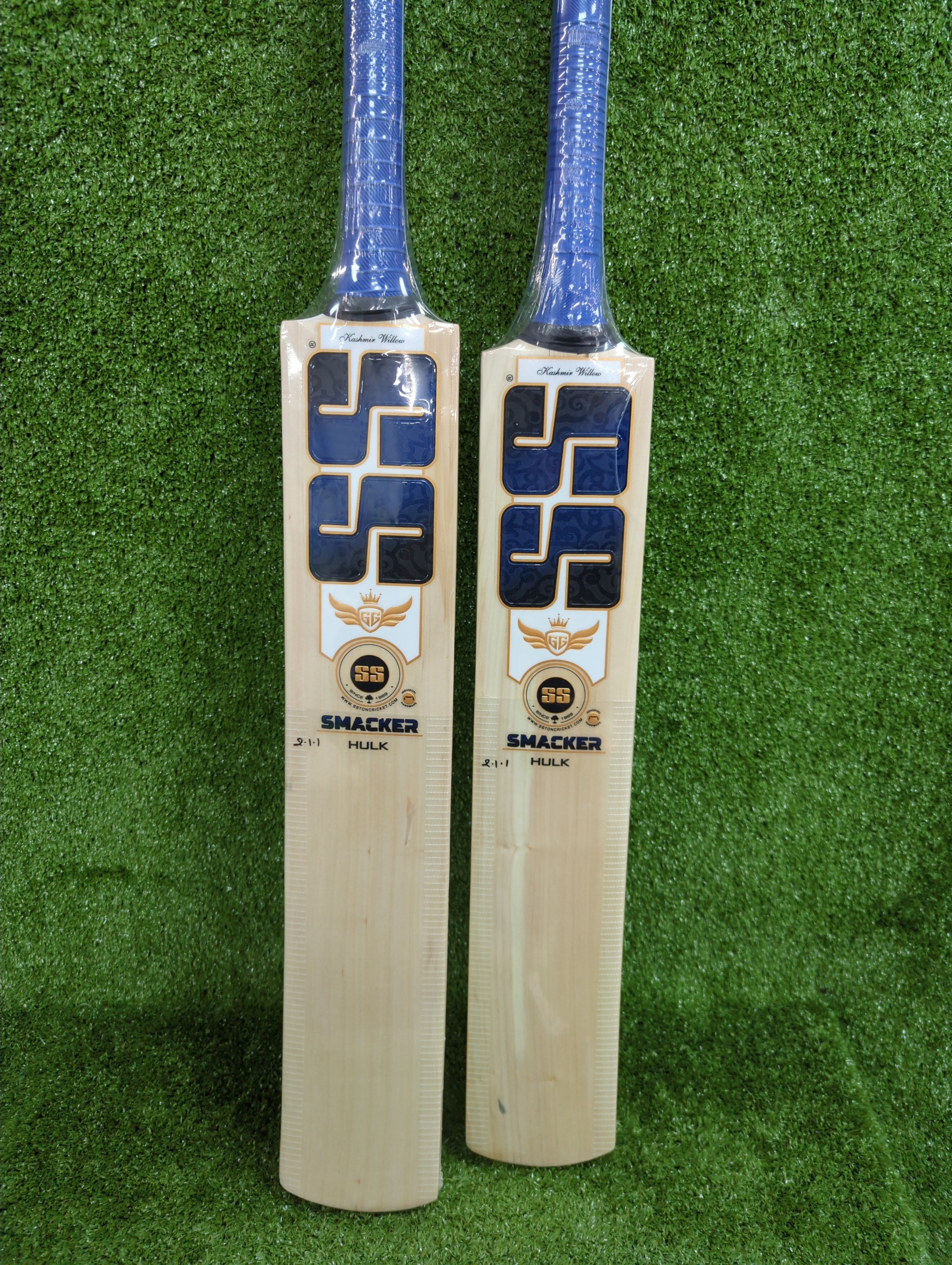 Premium Kashmir Willow Cricket Bat - SS GG Smacker Hulk - Professional Grade Cricket Equipment for Practice & Matches - Perfect for Outdoor Sports & Cricket Training