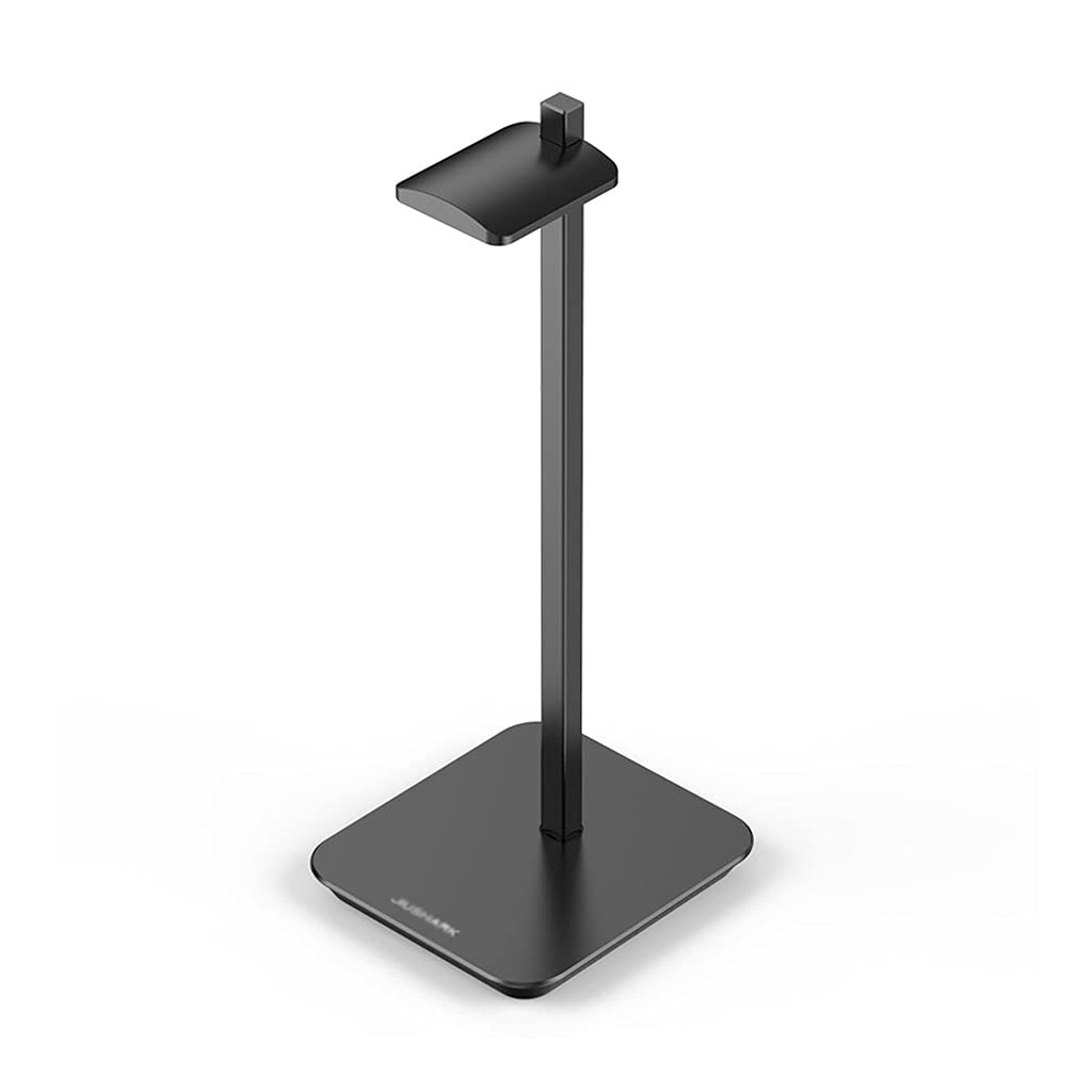 2021 HONGYIFEI Universal Gaming Headset Stand - Aluminum Alloy Vertical Headphone Holder & Hanger for Desktop, PC, PS4, PS5, Xbox (Black) | Perfect for Gamers, Streamers & Office Workspaces