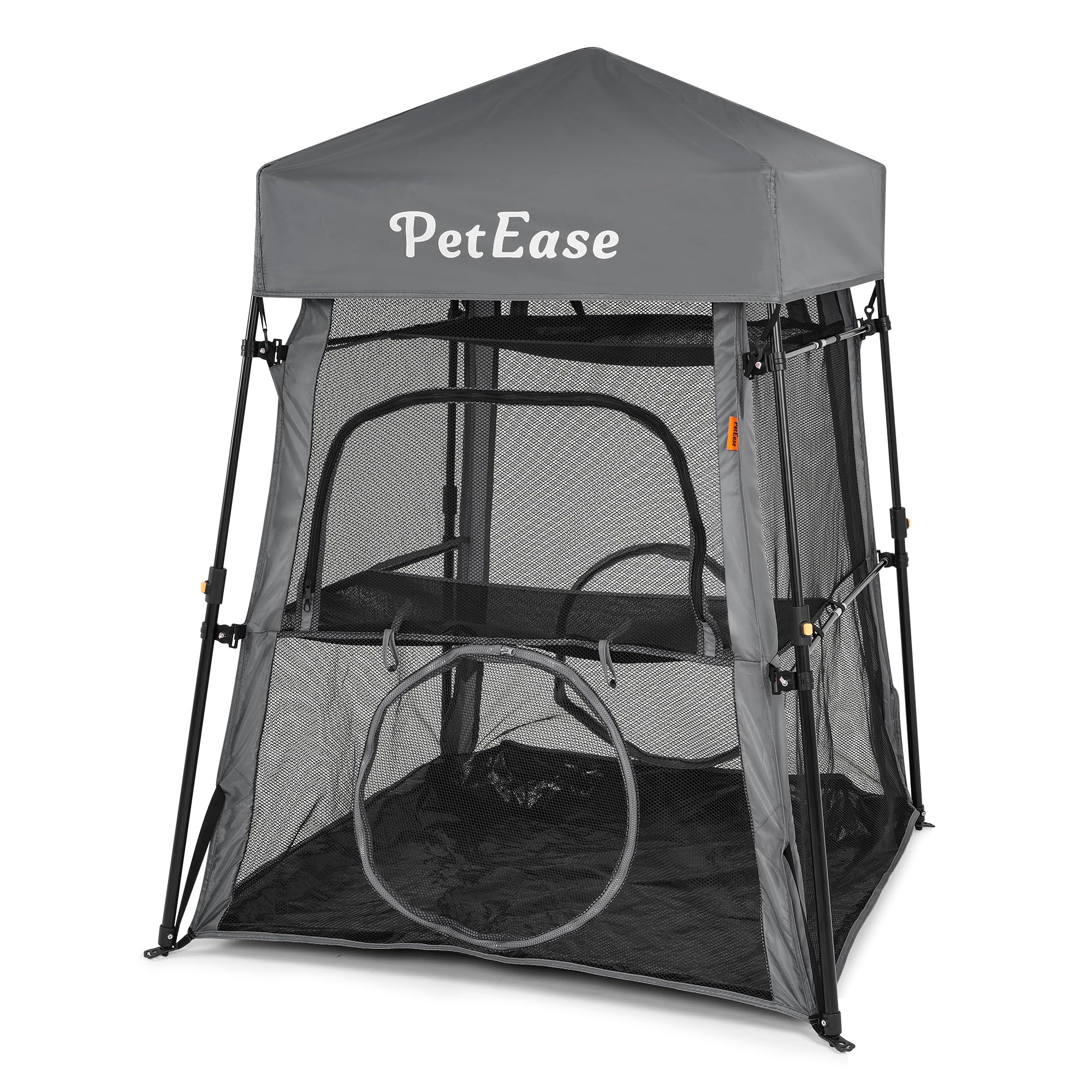 Cat Tower Tent - Breathable Mesh Outdoor & Indoor Cat Enclosure Playpen - Portable Exercise Tent for Cats - Perfect for Patio, Backyard & Home Play Areas